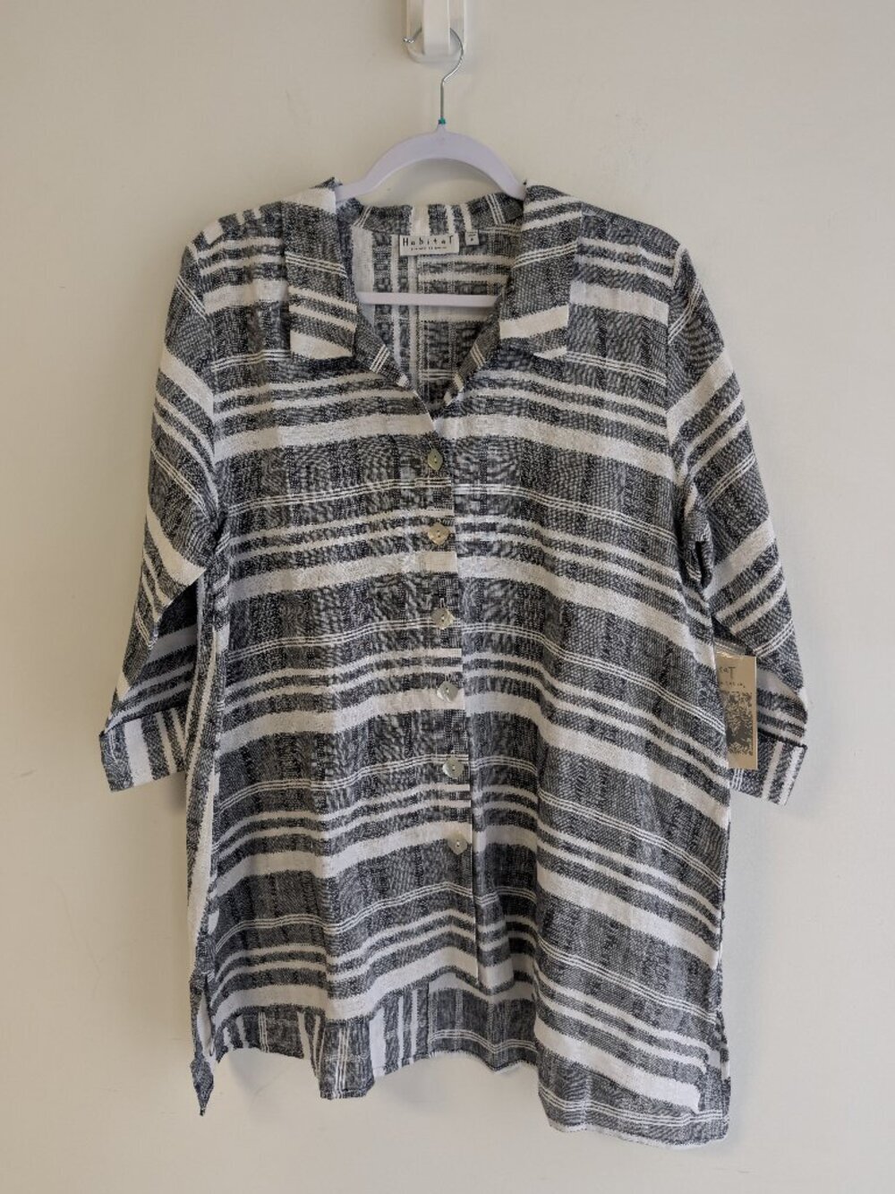 Habitat Clothing Striped button up top